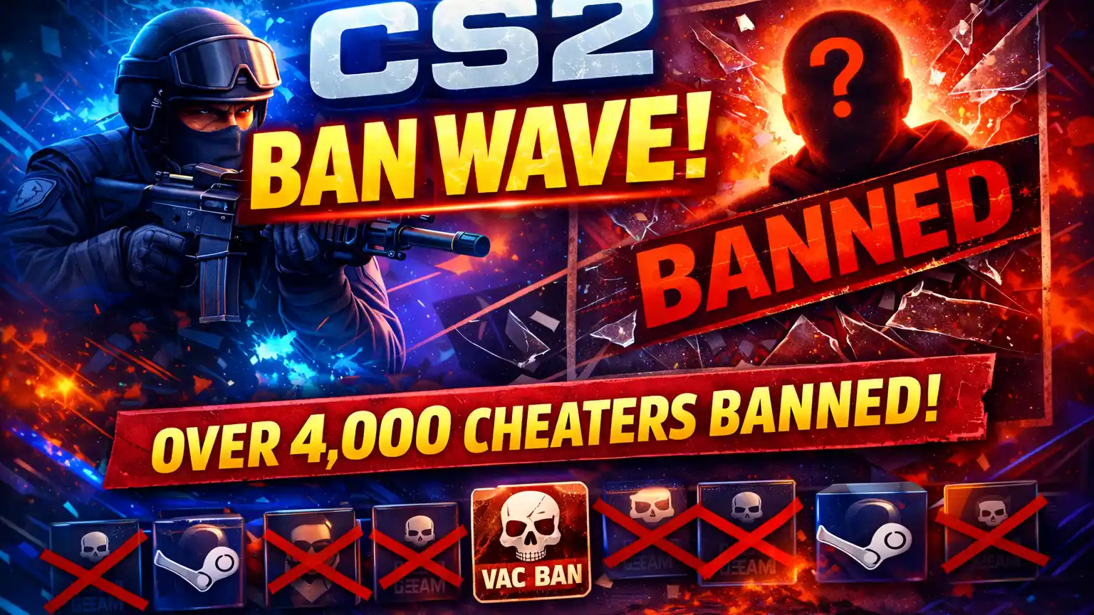 CS2 Ban Wave: Valve Bans Over 4,000 Cheaters in One Day (March 2026 Update)